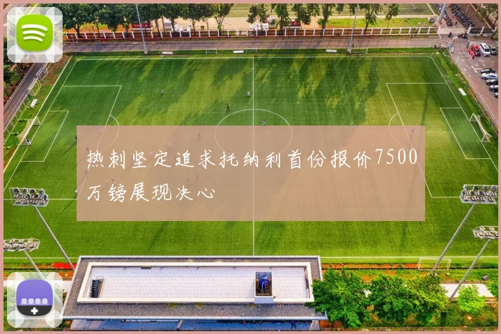 热刺坚定追求托纳利首份报价7500万镑展现决心